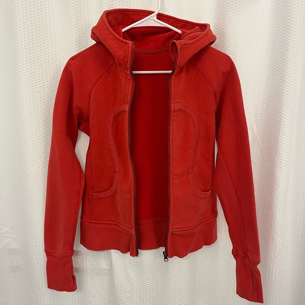 Lululemon - scuba full-zip jacket - red - Picture 3 of 12
